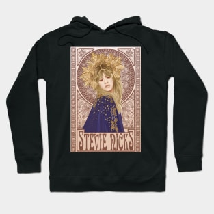 Stevie Nicks Mucha Art Nouveau Hoodie